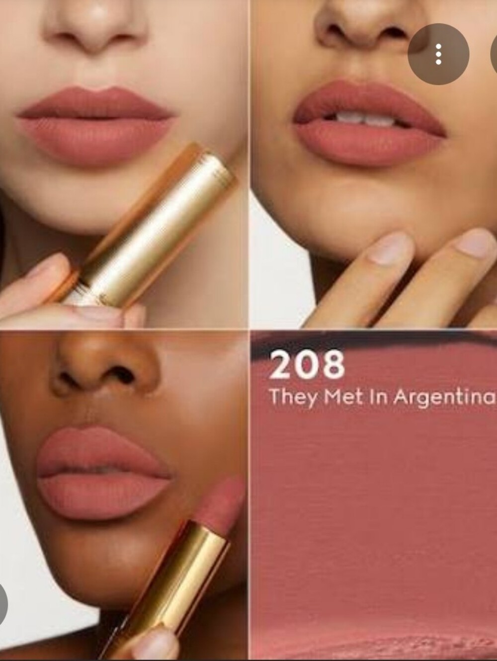 🙈Gucci Rouge À Lèvres Mat Lipstick - They Met in Argentina 208